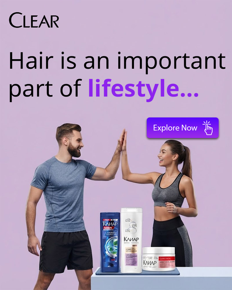 clear hair