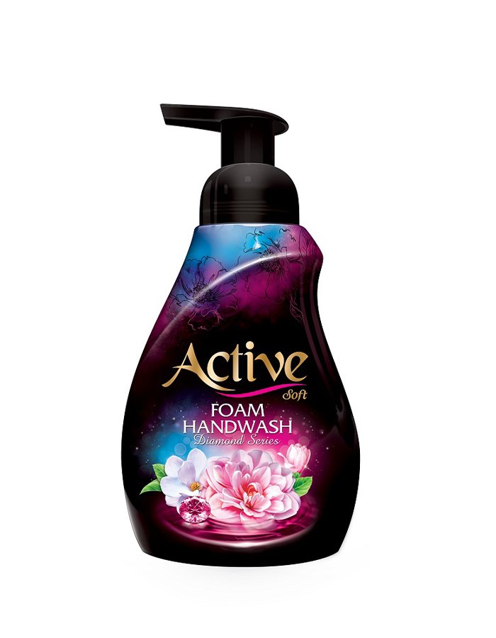 Ձեռքի փրփուր օճառ Active սև 500 մլ