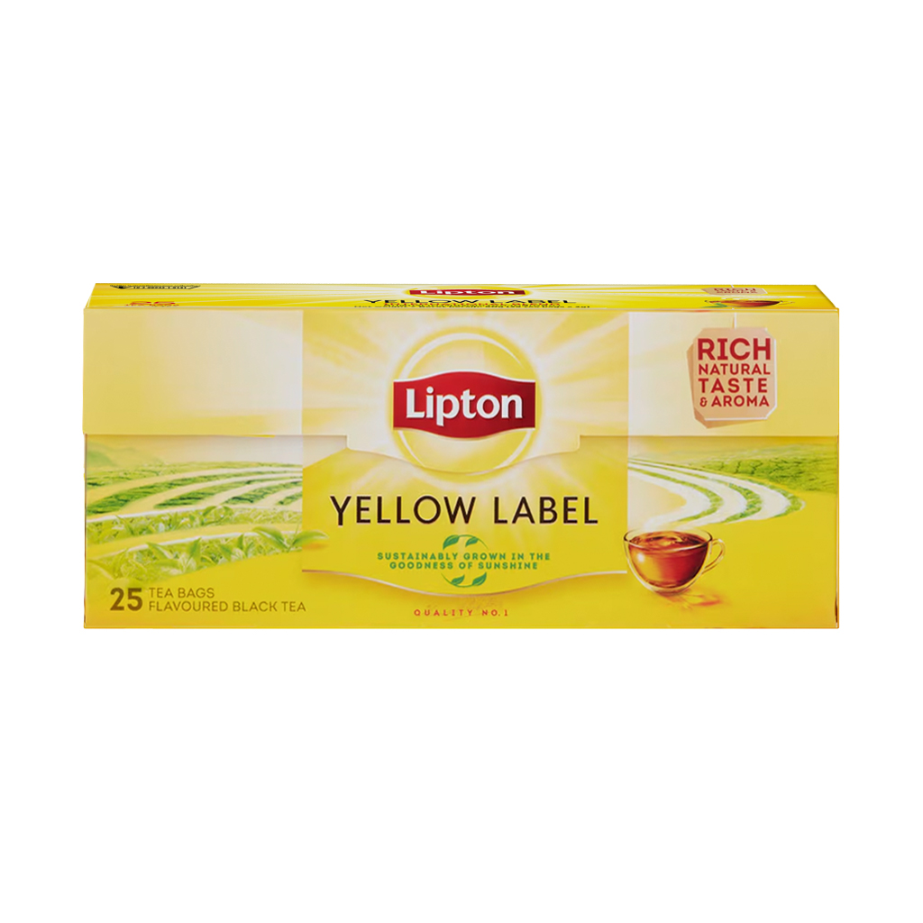 Lipton Սև Թեյ Դեղին Label (25 Թեյի պարկուճներ)