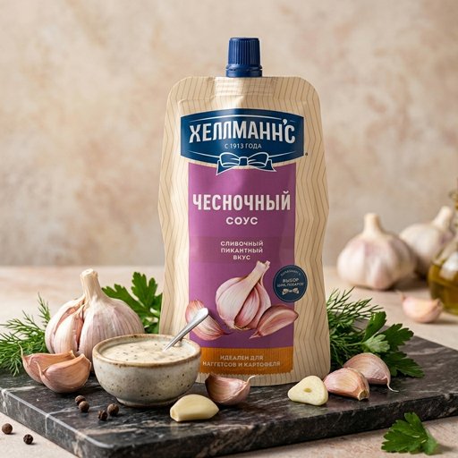 Բնական սխտորի սոուս 200 գ