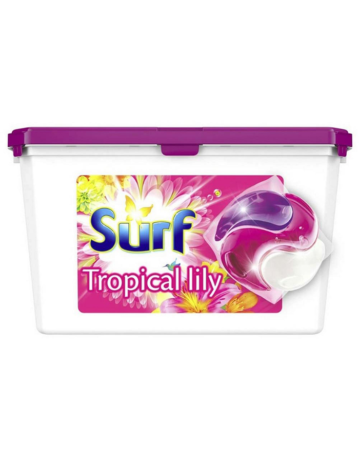 Լվացքի capsule for գունավոր ավտոմատ լվացքի Surf 18 հատ.