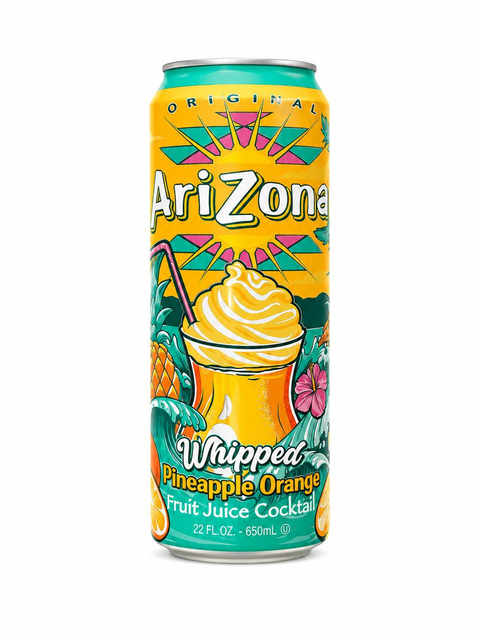 Մրգային Հյութ Կոկտեյլ Whipped Pineapple Նարինջ Arizona 650 գր.