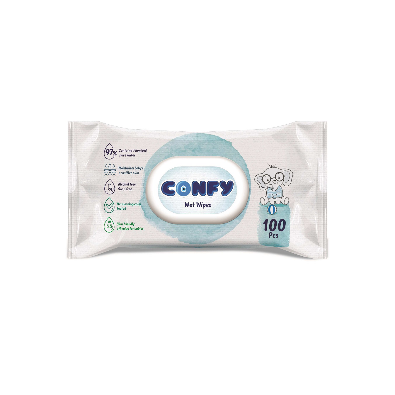 CONFY ՊՐԵՄԻՈՒՄ ԹԱՑ ԱՆՁԵՌՈՑԻԿՆԵՐ -SOFTCARE 100 հատ.