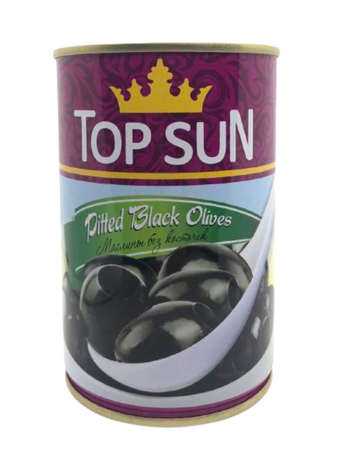 Սև Ձիթապտուղ Առանց Կորիզի Top Sun 425 մլ