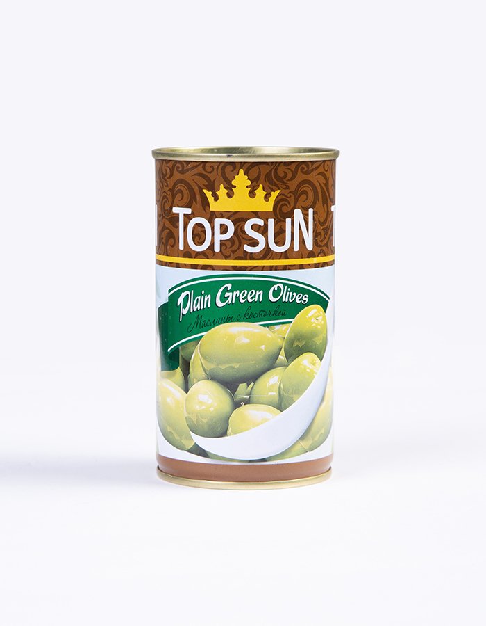 Կանաչ Ձիթապտուղ Պահածոյացված Top Sun 350 գ