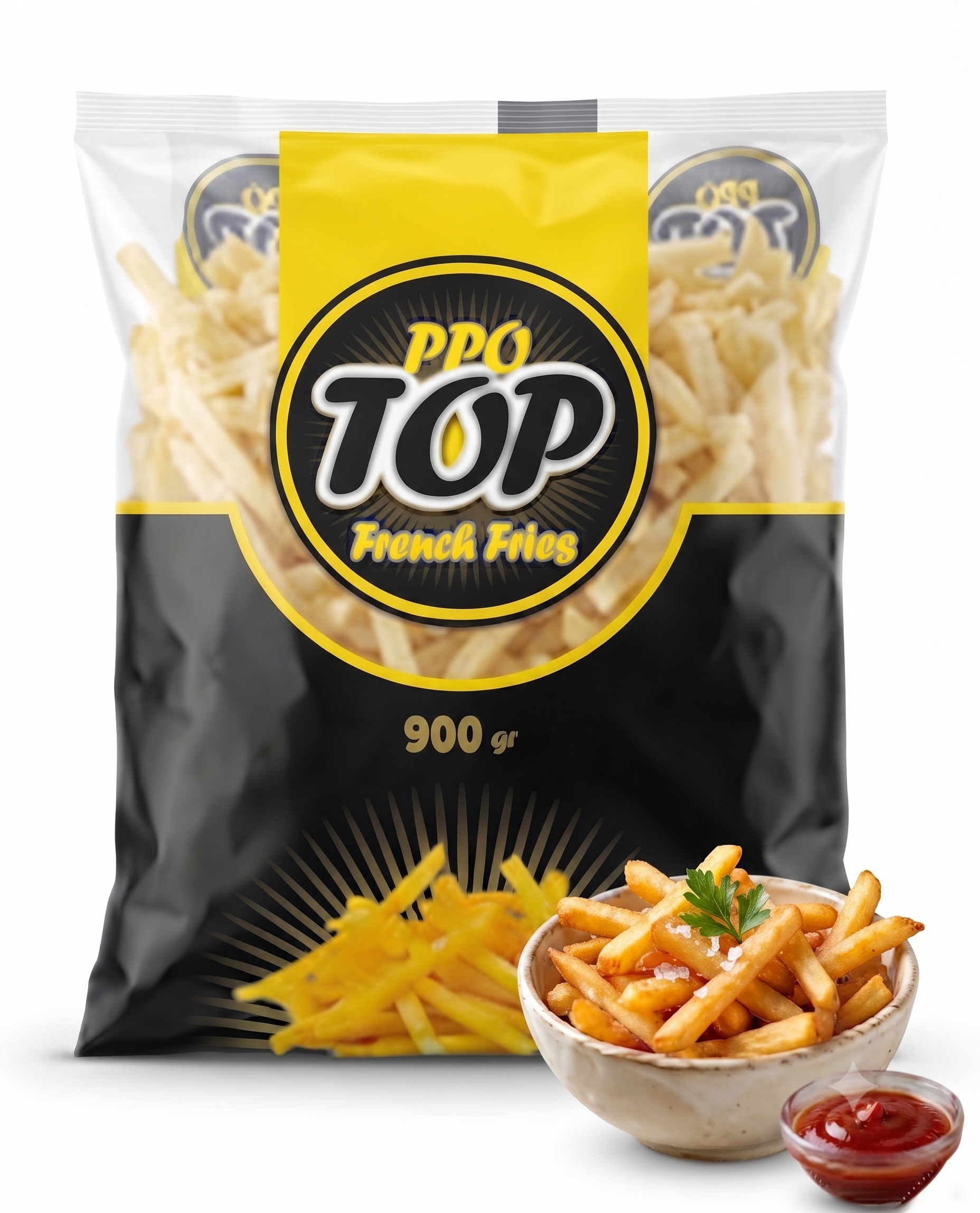 Ֆրանսիական Կարտոֆիլ ֆրի Սառեցված PPO TOP 900 գր.