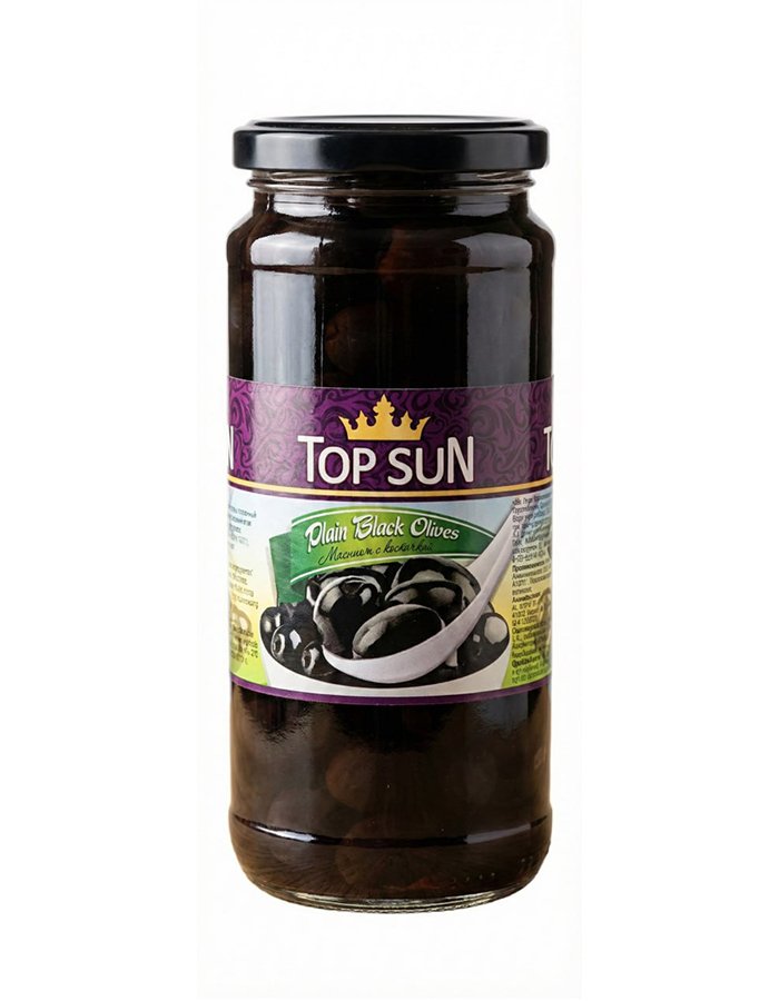 Սև Ձիթապտուղ Կորիզով Top Sun 358 մլ