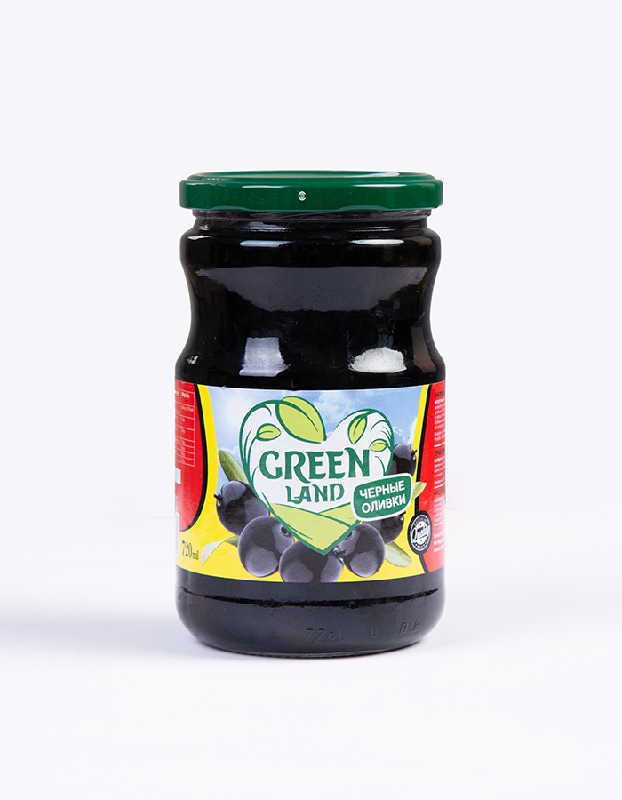 Սև ձիթապտուղ Green Land 720 մլ.