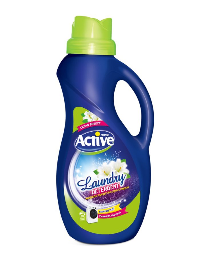 Լվացքի հեղուկ Active Universal Clean Breeze Green, 1500 մլ