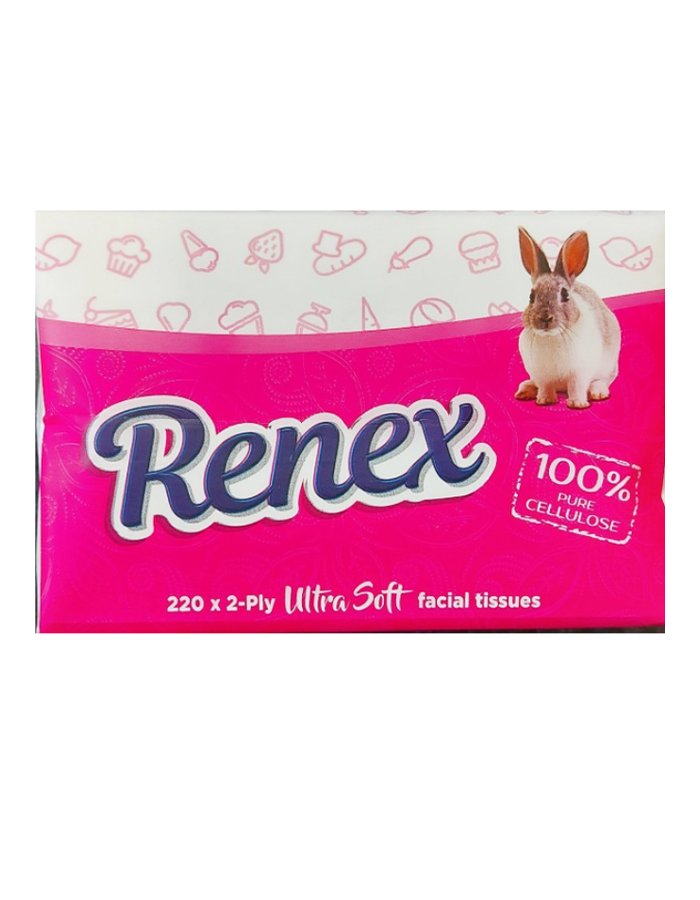 Անձեռոցիկ Renex երկշերտ 220 հատ