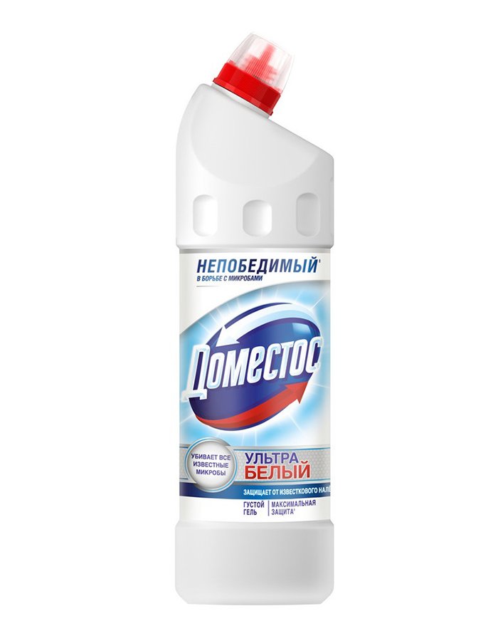 Մաքրող միջոց զուգարանի Domestos Ուլտրա Սպիտակ 1 լ