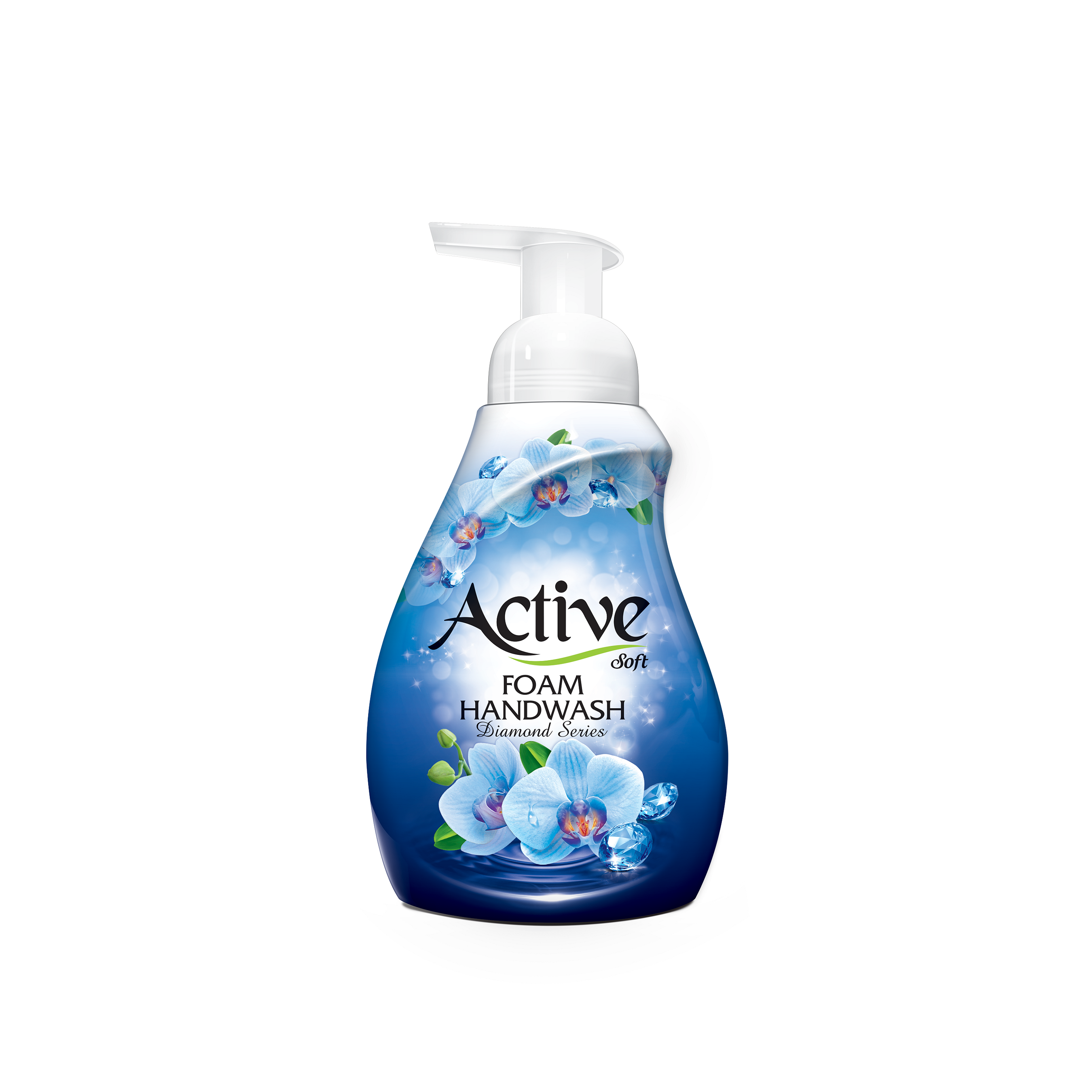 Active Ձեռքի լվացման Փրփուր (Ադամանդ Series - Shiny Sky) 500g