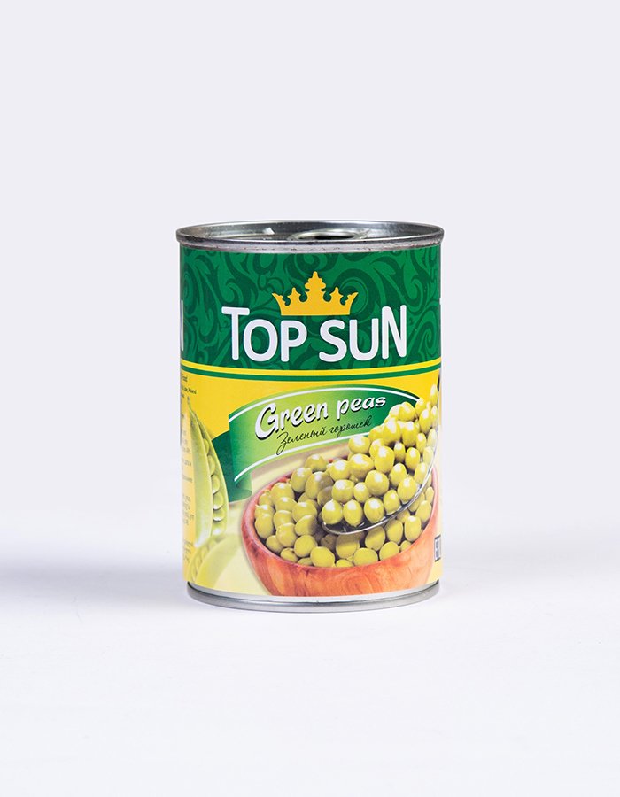 Կանաչ Ոլոռ Պահածոյացված 400 գ | Top Sun