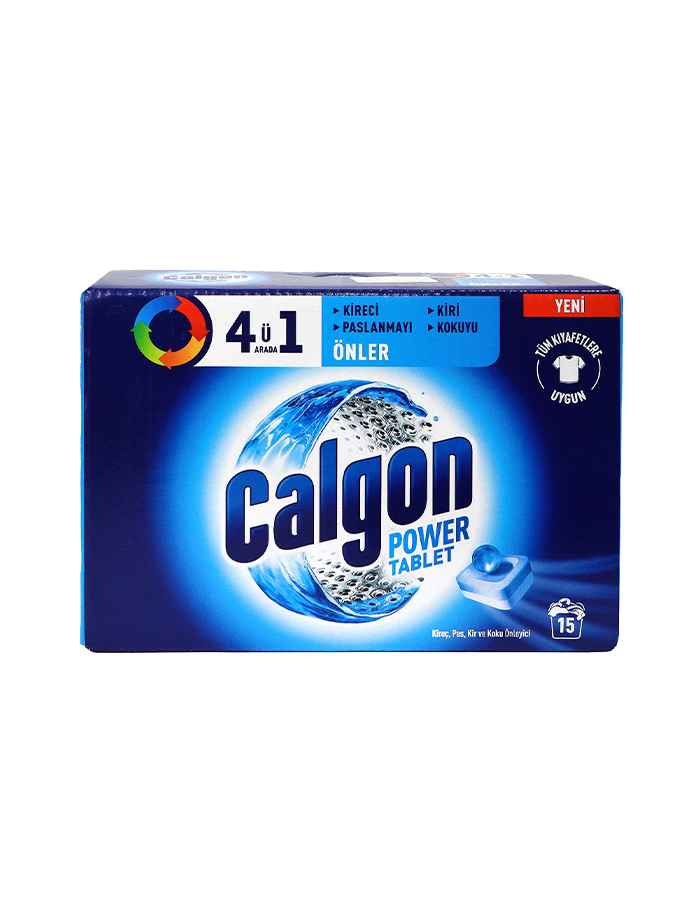 Պաշտպանիչ խոնավեցնող հաբ for լվացքի մեքենայի Calgon 15 հատ.