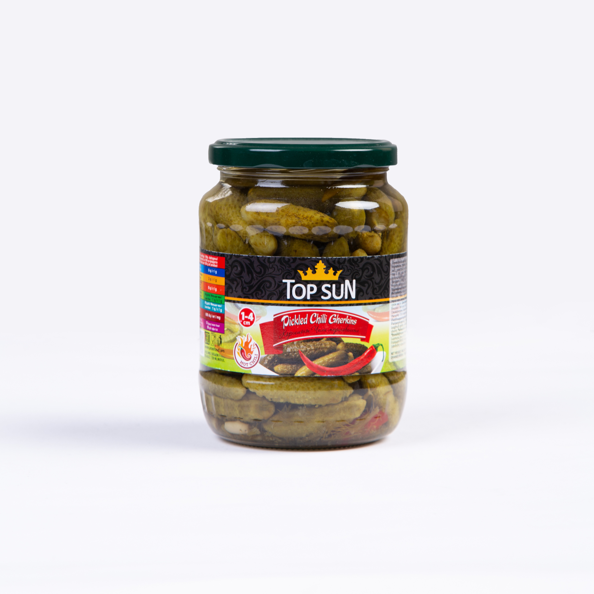 Top Sun Վարունգ Հետ Chilli (1-4 Սմ) 680 գր