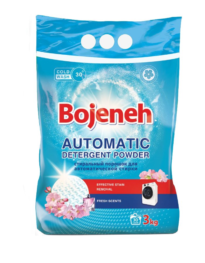 Ավտոմատ լվացքի փոշի «Bojeneh» 3 կգ