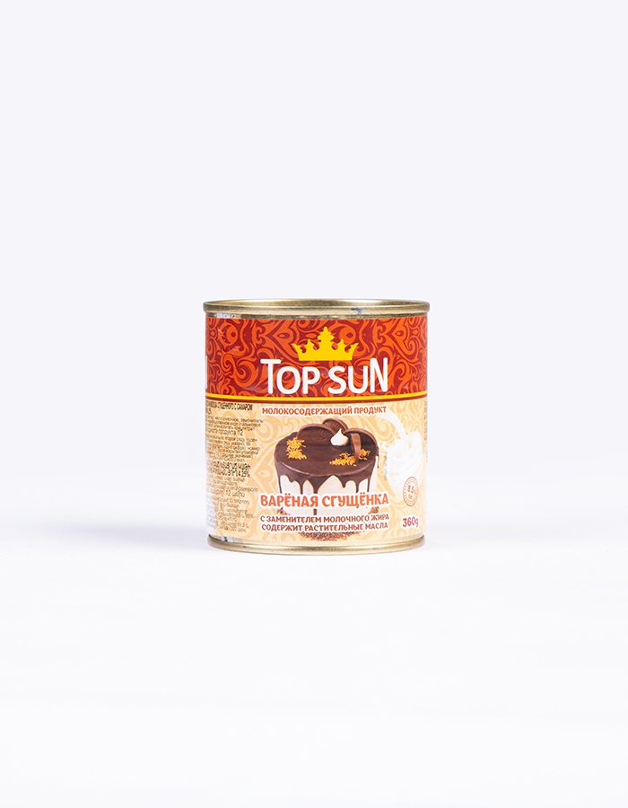 Խտացրած Կաթ Եփած 360 գ | Top Sun
