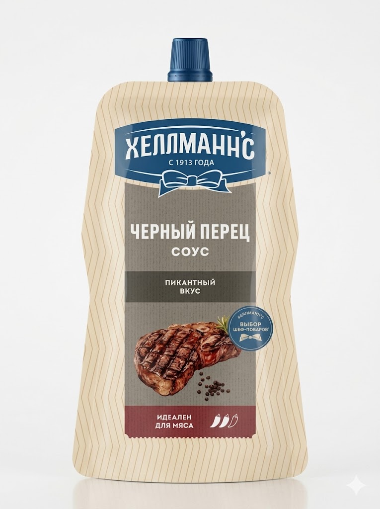 Սև պղպեղ սոուս Hellmann's 200 գր.