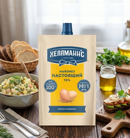 Hellmann's «Իսկական» Մայոնեզ, 78% յուղայնություն